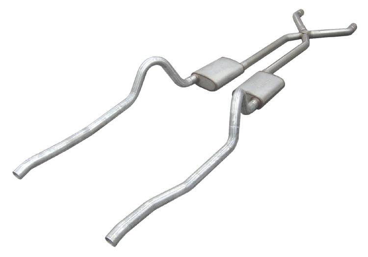 1967-1974 Mopar A-Body 2.5 Inch Crossmember Back Exhaust System